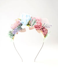 Flower Fabric Garden Headband - link has visual effect only