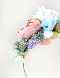 Flower Fabric Garden Headband - link has visual effect only