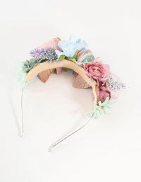 Flower Fabric Garden Headband - link has visual effect only