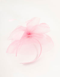 Pink Feather Fascinator Headband - link has visual effect only