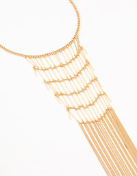 Gold Layered Statement Necklace - link has visual effect only