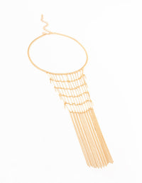 Gold Layered Statement Necklace - link has visual effect only