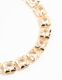 Gold Diamante Necklace - link has visual effect only