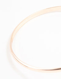 Rose Gold Simple Bow Bangle Bracelet - link has visual effect only