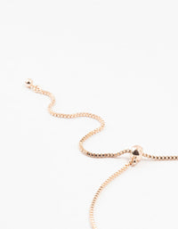 Rose Gold Plated Pave Pearl Cherry Bracelet - link has visual effect only