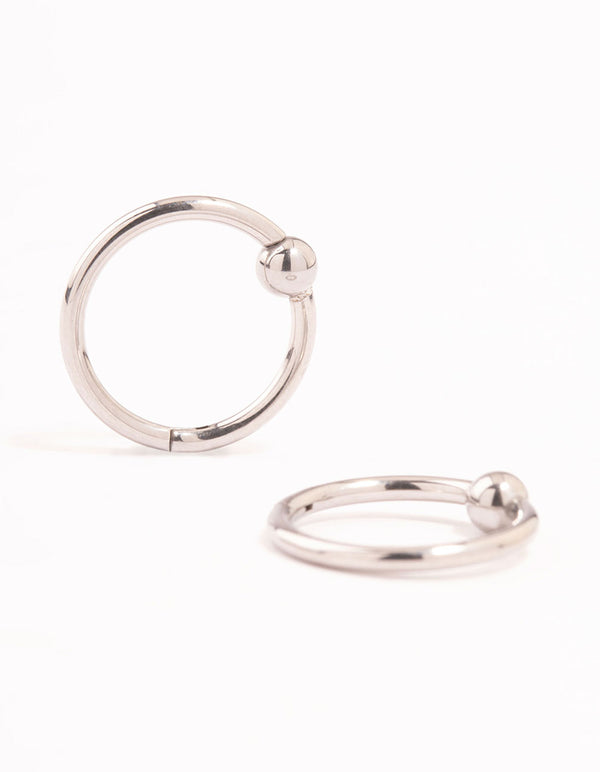 Surgical Steel Bull Clicker Ring