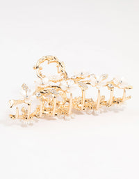 Gold Winding Thorn & Flower Claw Clip - link has visual effect only