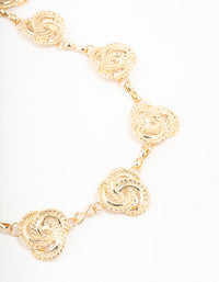 Gold Triple Link Vintage Belt - link has visual effect only