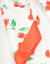 Classic Cherry Fabric Scarf - link has visual effect only