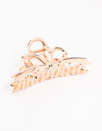 Rose Gold Bow Claw Clip - link has visual effect only