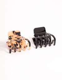 Small Acrylic Zig Zag Claw Clips 2-Pack - link has visual effect only