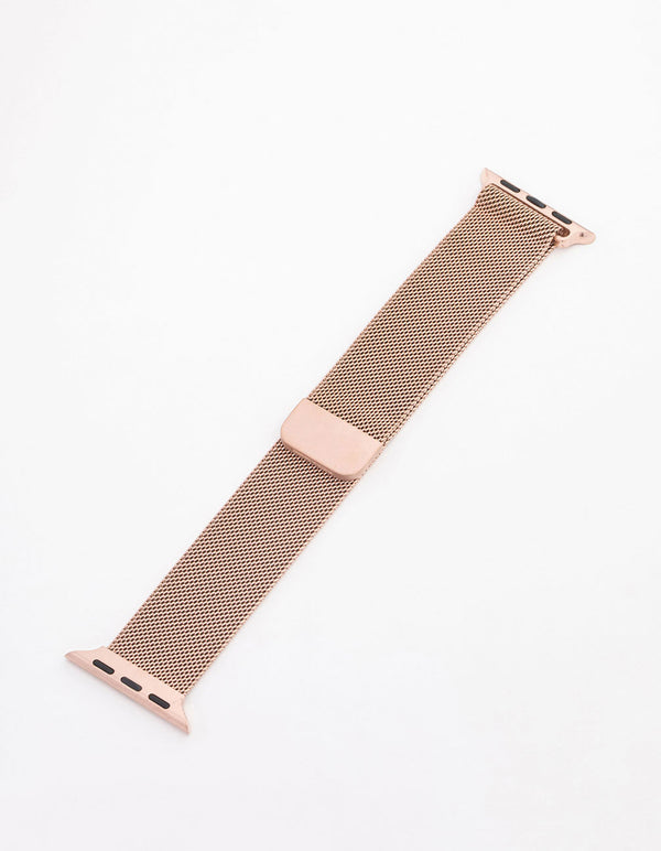 Rose Gold Mesh Watch Strap 38/40/41