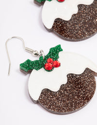 Acrylic Pudding Drop Earrings - link has visual effect only