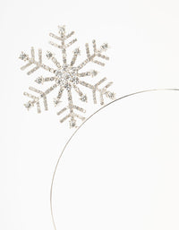 Silver Diamante Snowflake Headband - link has visual effect only