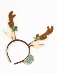 Glitter Reindeer Headband - link has visual effect only