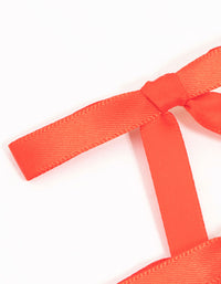 Mini Red Satin Bows 4-Pack - link has visual effect only