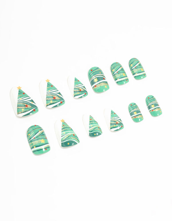 Green Tree Press On Nail Set