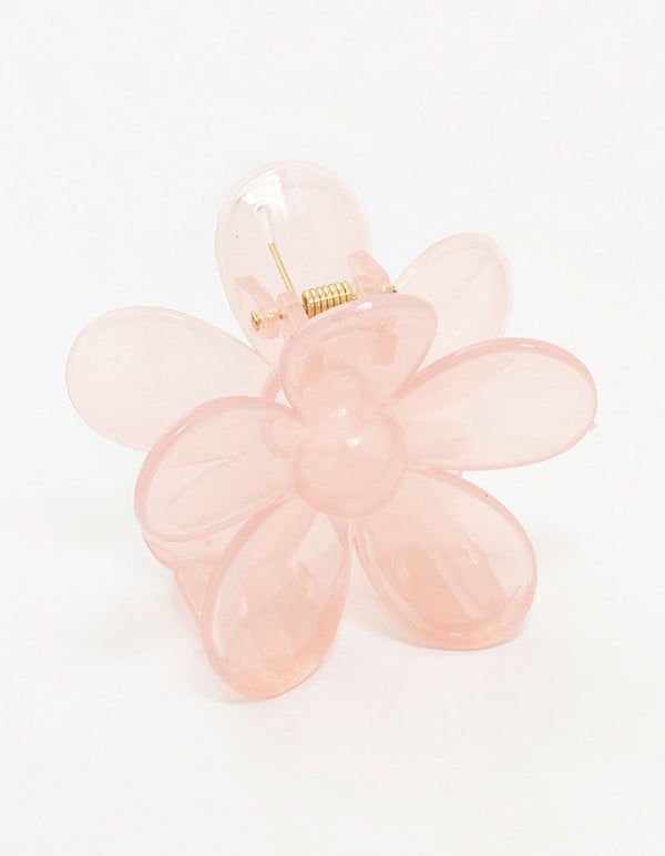 Blush Daisy Hair Claw Clip