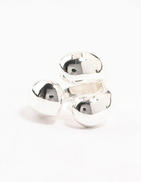 Silver Plated Bubbly Wrapped Ring - link has visual effect only