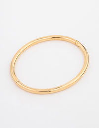 Waterproof Gold Plated Stainless Steel Simple Hinge Bracelet - link has visual effect only