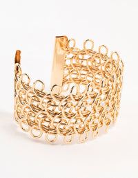 Gold Looped Wrist Cuff - link has visual effect only