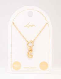 Gold Plated Virgo Charm Necklace - link has visual effect only