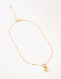 Gold Plated Leo Charm Necklace - link has visual effect only