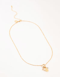 Gold Plated Scorpio Charm Necklace - link has visual effect only