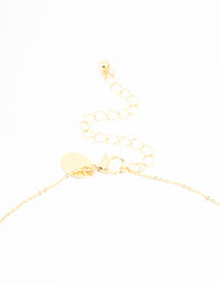 Real Gold Plated Baguette Cut Cubic Zirconia Bow Y-Necklace - link has visual effect only