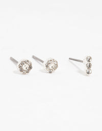 Pearl & Diamante Earrings 5-Pack - link has visual effect only