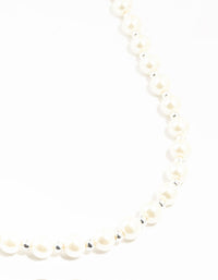 Beaded Pearl Alternating Necklace - link has visual effect only