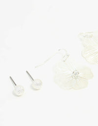 Silver Garden Inspired Earrings 3-Pack - link has visual effect only