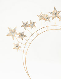 Gold Diamante Star Headband - link has visual effect only