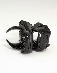 Black Ombre Frangipani Claw Clip - link has visual effect only