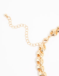 Gold Chain Choker Necklace - link has visual effect only