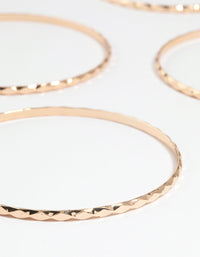 Gold Molten Bangles 7-Pack - link has visual effect only