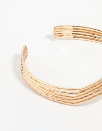 Gold Molten Arrow Arm Cuff - link has visual effect only