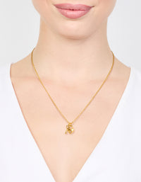 Waterproof Gold Plated Stainless Steel Heart Key Necklace - link has visual effect only