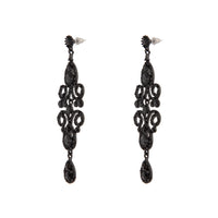 Mirror Swirl Stone Drop Earrings - link has visual effect only