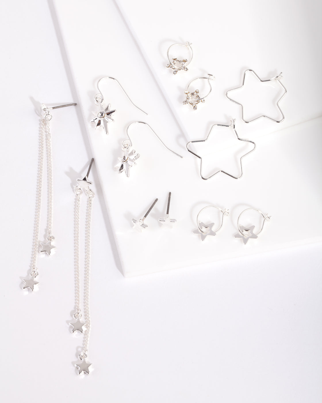 Silver Star Earring Pack - Lovisa