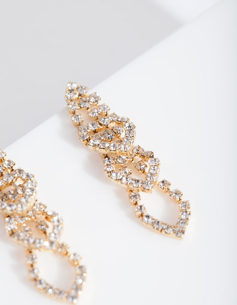 Mini Gold Gradual Loop Cup Chain Earrings - Lovisa