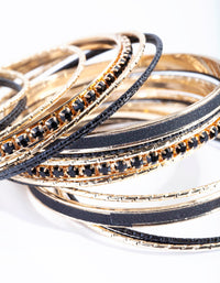 Gold & Black Bangle 20-Pack - link has visual effect only