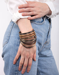 Gold & Black Bangle 20-Pack - link has visual effect only