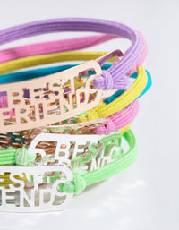 Kids Mega Best Friend Mixed Cut-out Bracelet 8-Pack - link has visual effect only