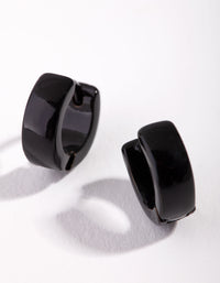 Matte 4mm Thick Huggie Earrings - link has visual effect only