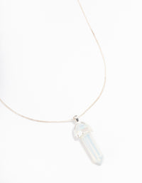 Silver Moonstone Shard Necklace - link has visual effect only