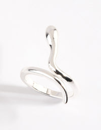 Silver Smooth Snake Ring - Lovisa