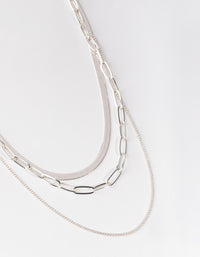 Silver Mix Trend Chain Necklace Pack - link has visual effect only