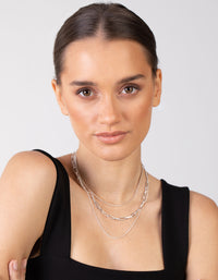 Silver Mix Trend Chain Necklace Pack - link has visual effect only