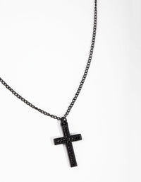 Matte Diamante Cross Necklace - link has visual effect only